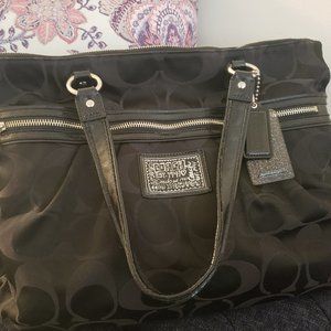 Coach Poppy Black Handbag